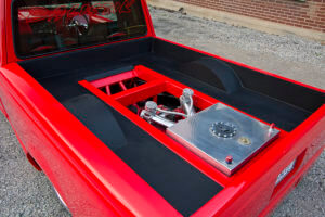 View of the bed on custom 2000 Ford Ranger