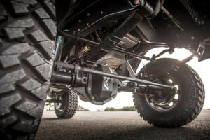  6-inch lifted suspension on Travis Barkers K5 blazer