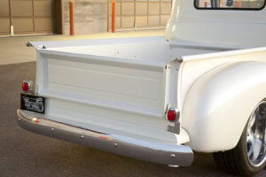 Rear view of the 1949 Chevrolet 3100