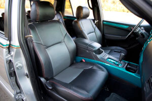 Interior of Tony Rispoli's custom Toyota 4Runner