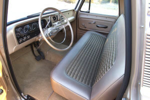 Simplified cab interior