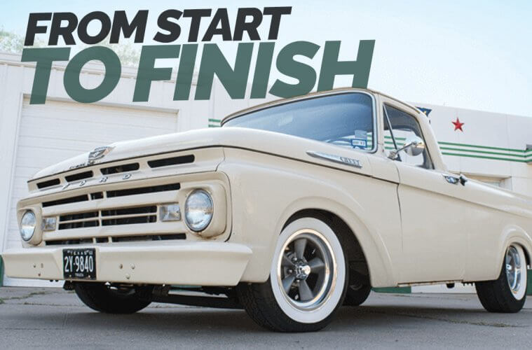 Aaron Kaufman s Powerful Unibody 1962 Ford F 100 Street Trucks