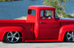 Red 1956 Ford F-150