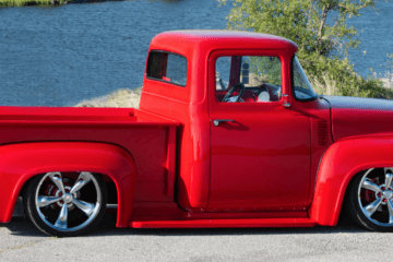 Red 1956 Ford F-150