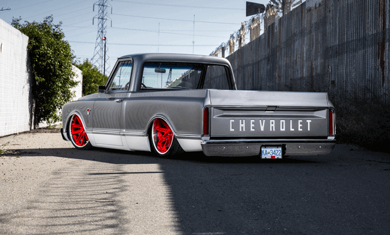 1968 Chevy C10 on Califronia road