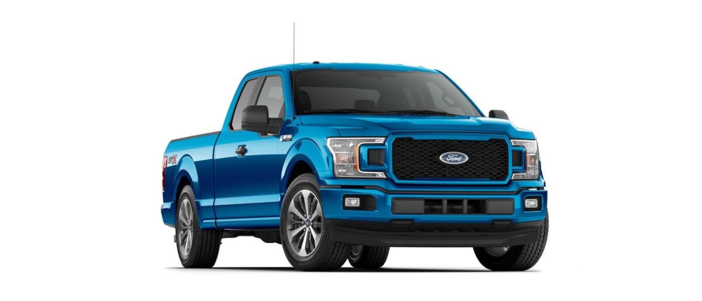 The 2019 F-150 comes in V6 and V8 gas and diesel engine options, with a hybrid model set to debut next year.