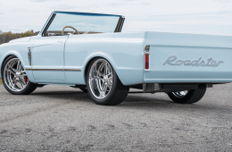 Light blue Royster c10 on the country road