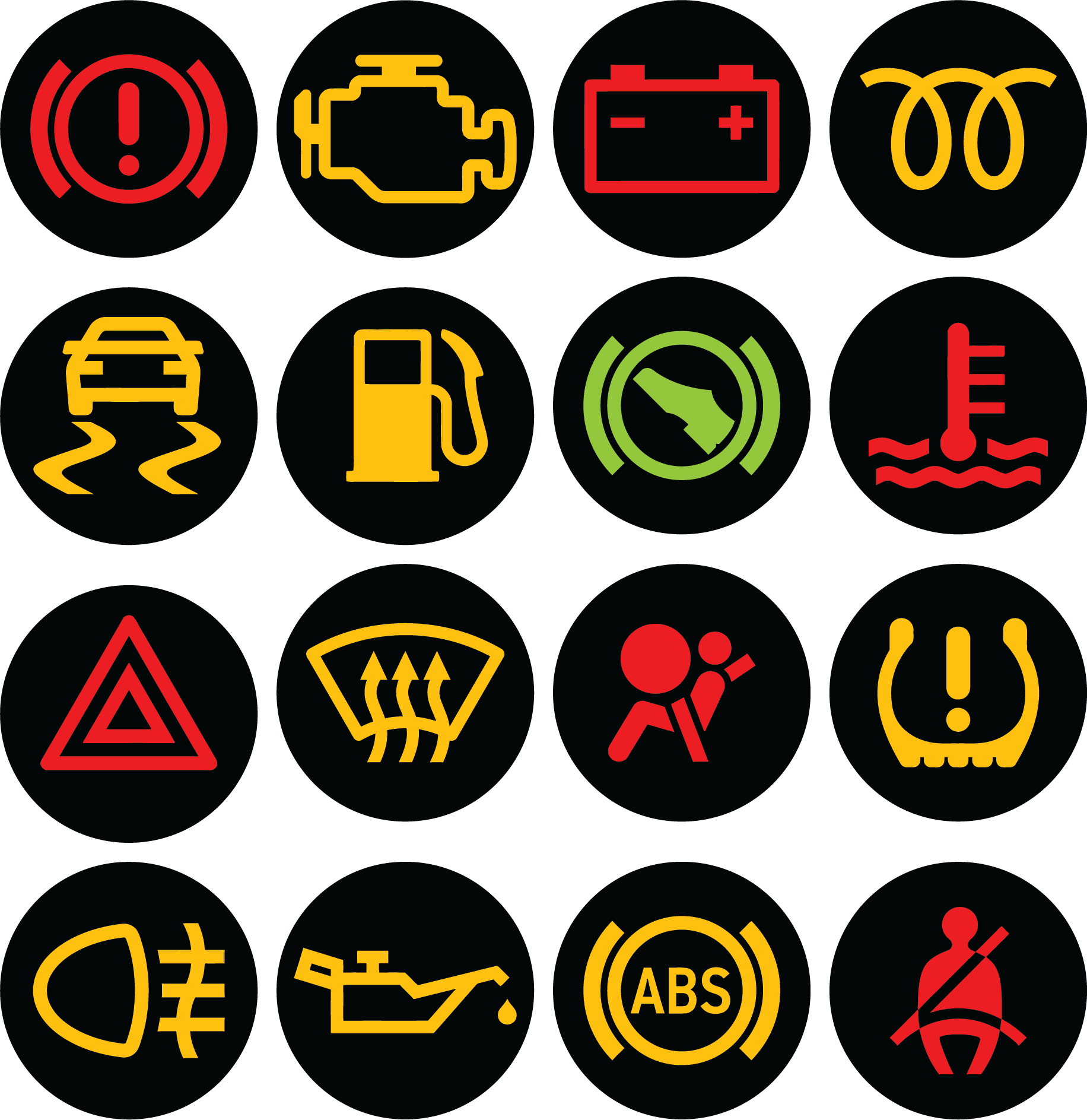 What Some Warning Lights Engine Codes