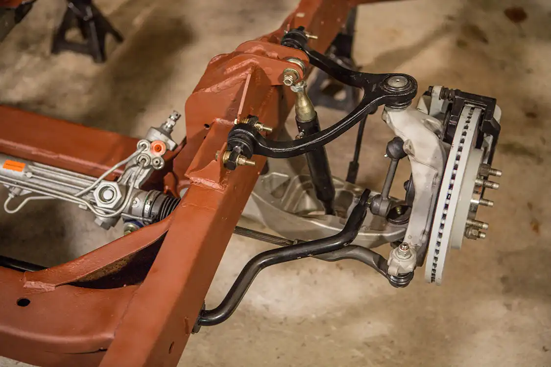 Team321 Narrowed Crown Vic crossmember fully installed and completed