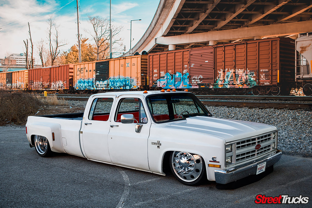 Ace of Spades - 1987 Chevy C-30 dually.