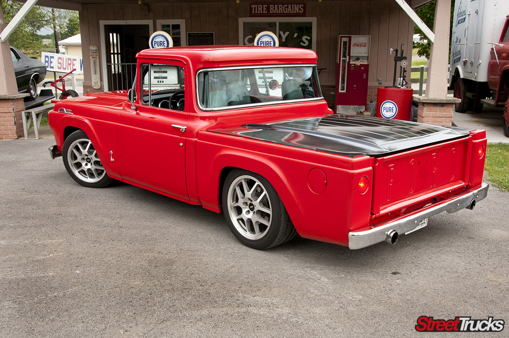 Sliced And Diced 57 Ford F 100 Styleside Street Trucks