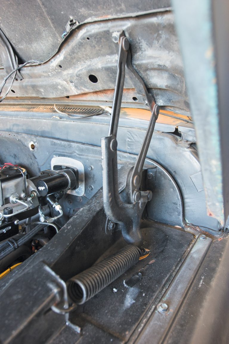 Installing Eddie Mortorsports Hood Hinges on our 1965 Chevy C10