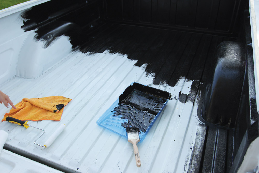 DIY brush on bedliner