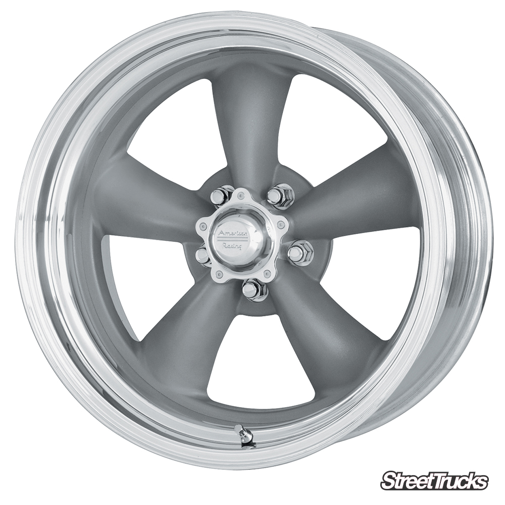 American Racing’s classic Torque Thrust II wheel