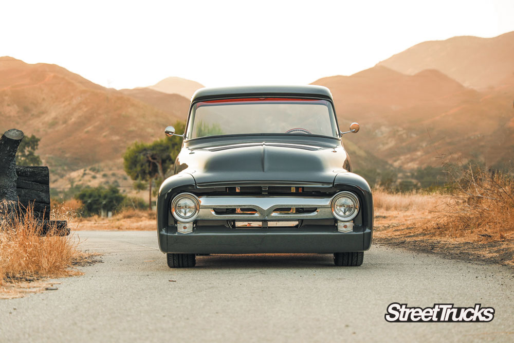 1956 F-100 Coyote Swap | THE CROSSOVER - Street Trucks