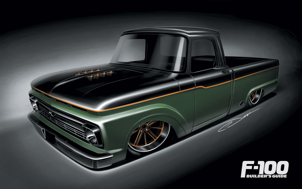 PINSTRIPE on a '64 F-100 