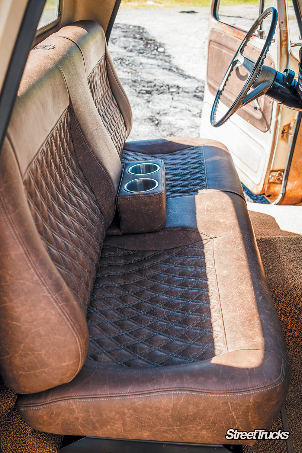 Snowden custom seats on a 1964 Chevy C10 Truck