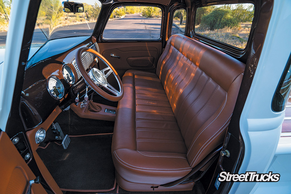 Interior on a 1948 Chevrolet 3100 