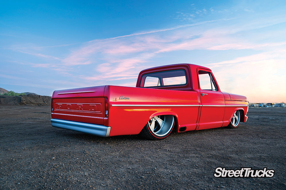 Custom red F-100