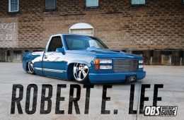 Custom blue 1990 Chevrolet C1500