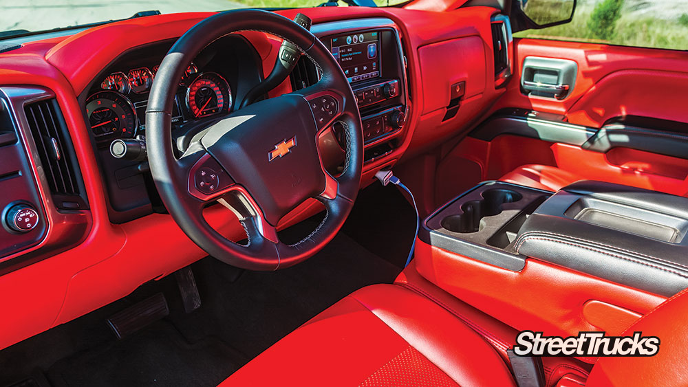 Custom interior Chevy Silverado