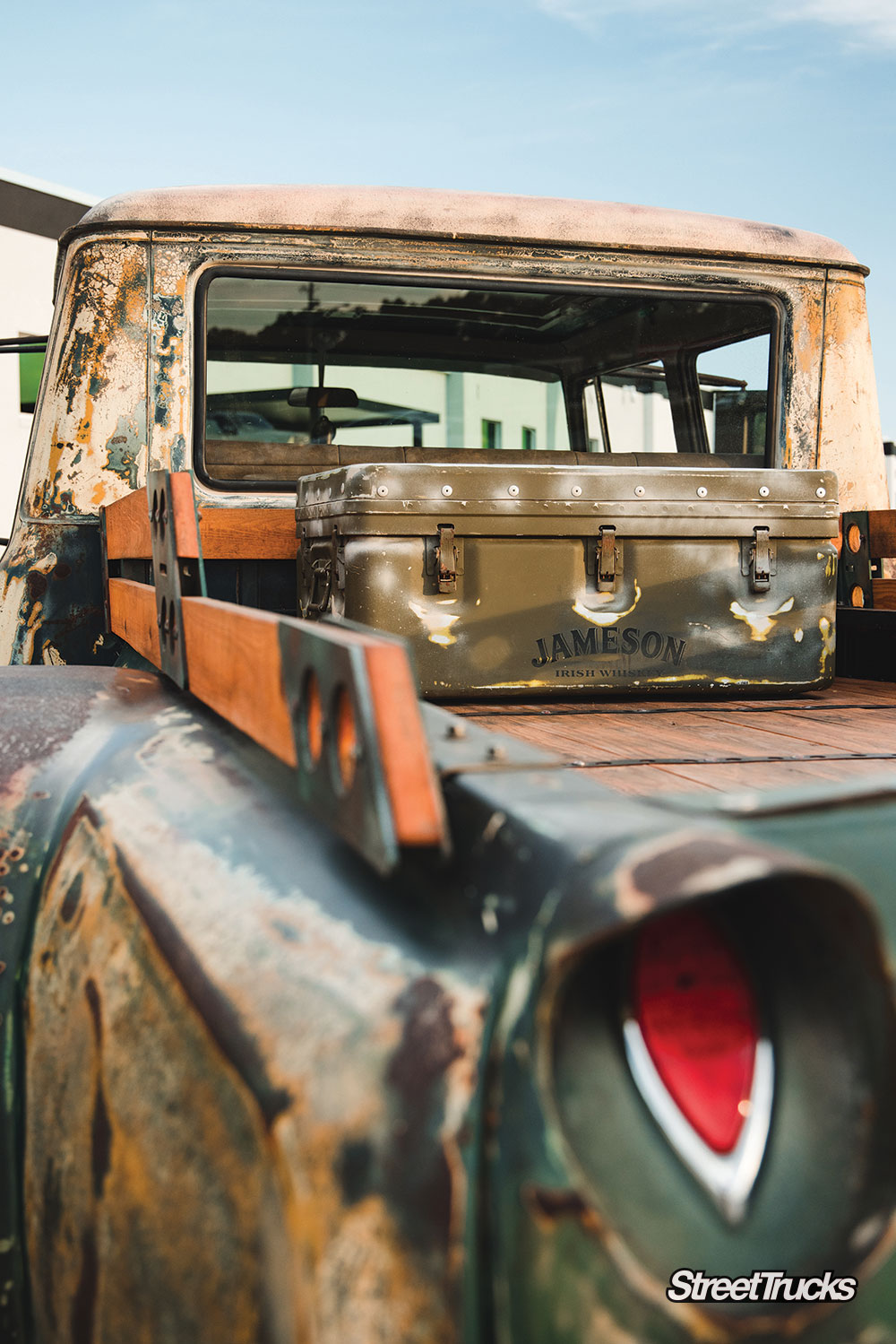 Custom Jameson cooler on a 1965 International Loadstar