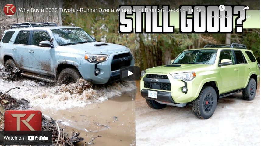 Why Buy a 2022 Toyota 4Runner Over a Wrangler or Bronco? Looking for  Reasons in the Mud & Ice - Street Trucks