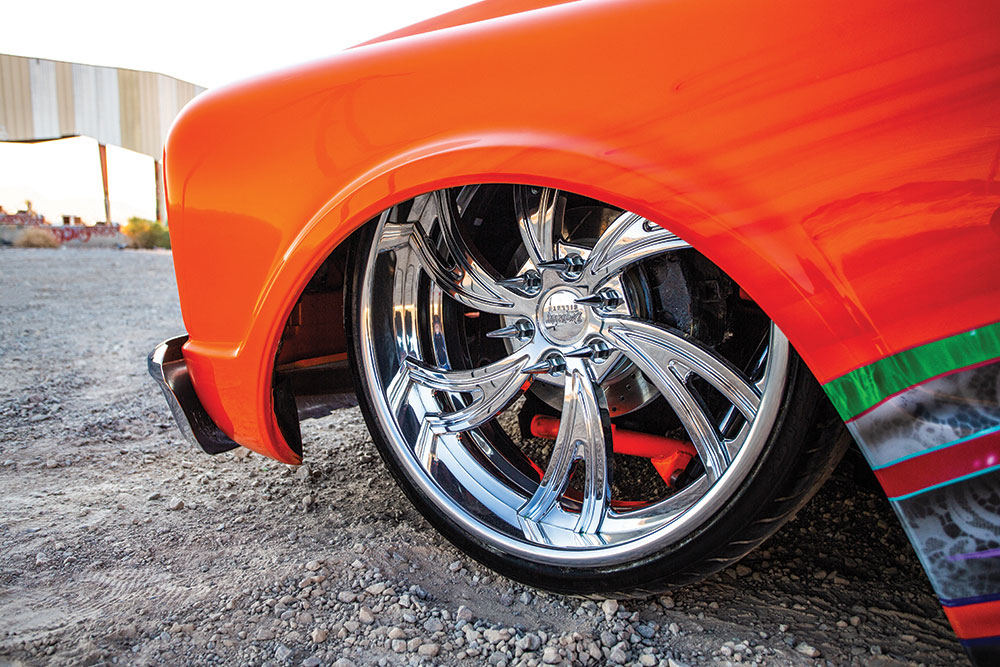 Dropstars billet wheels on a C10