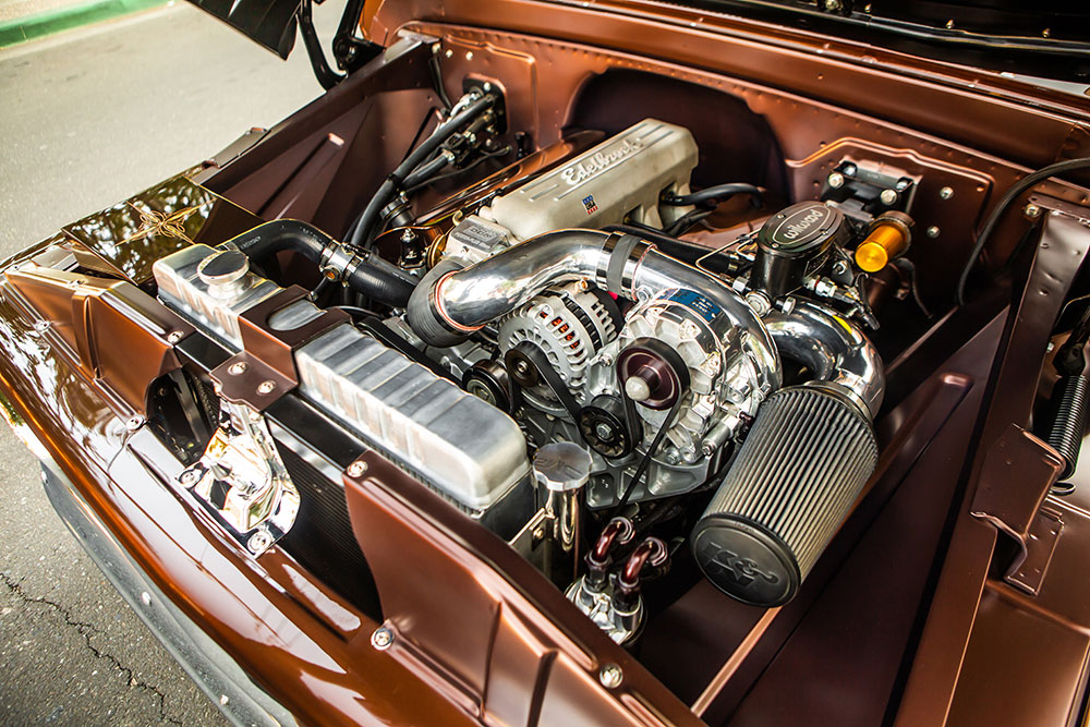 ls1 engine installed in a 1965 gmc 