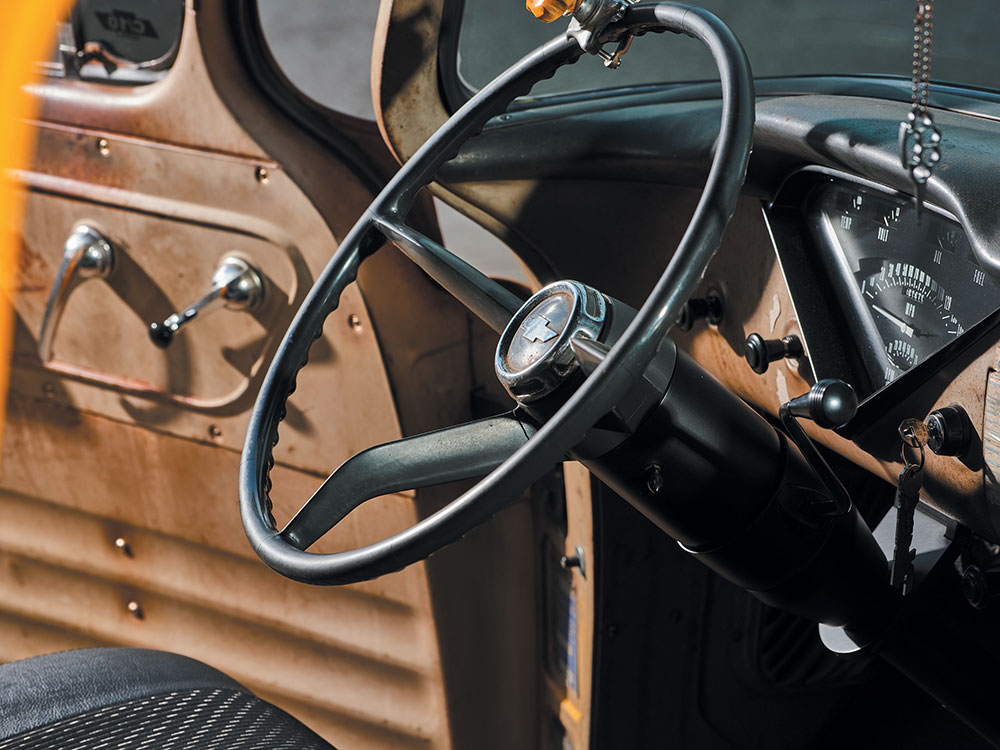 Original Chevy steering wheel