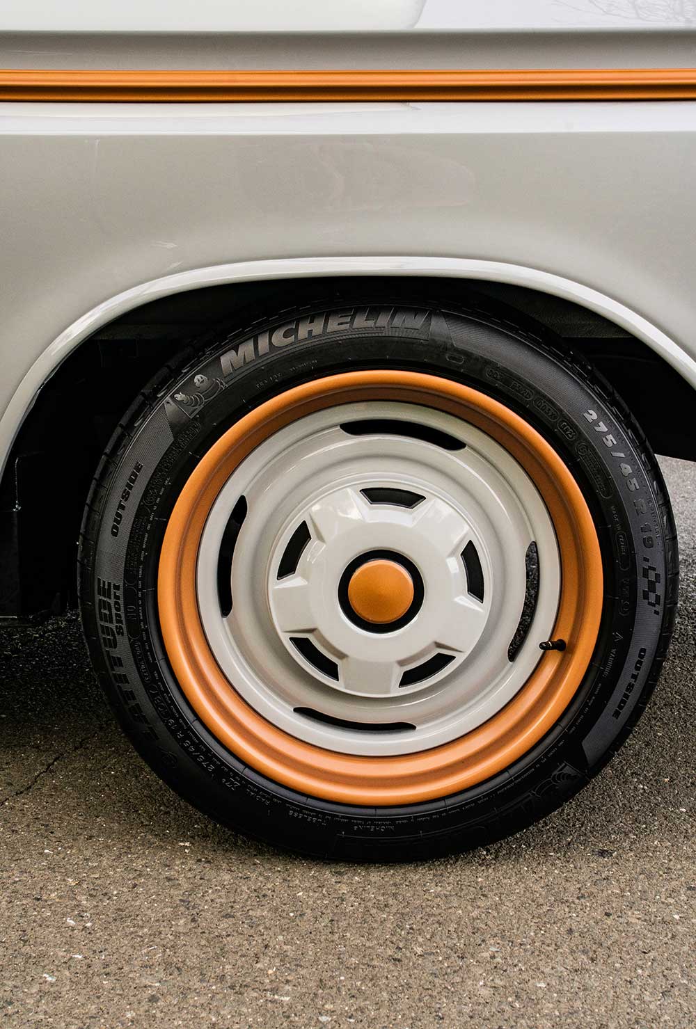 Forgeline custom three-piece aluminum wheels