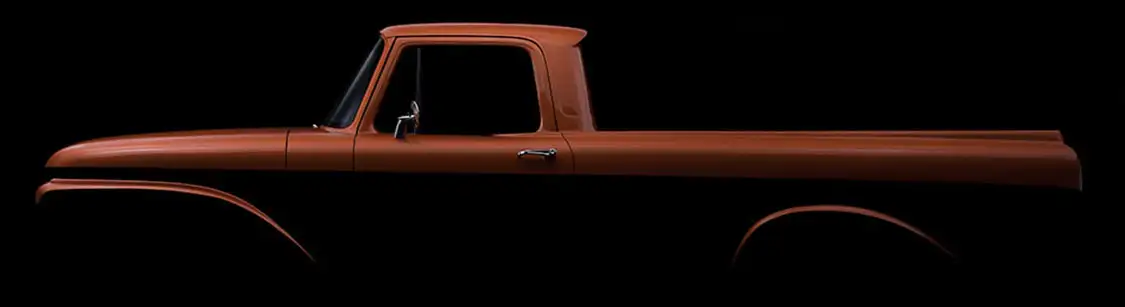 Side View of 1962 F-100 Unibody