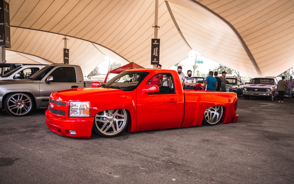 Red bagged chevy  3rd Annual Chevroleteros 