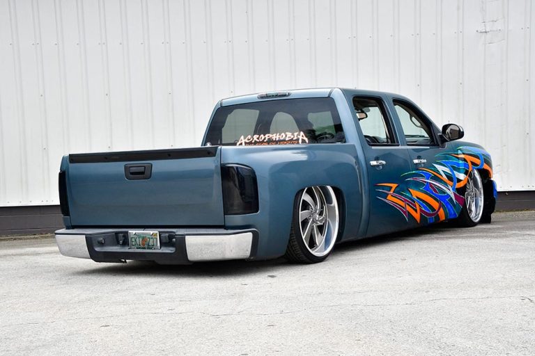 Bagged and Tagged 2010 Chevy Silverado on 24's Street Trucks