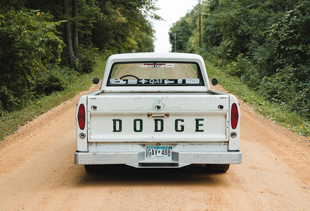 Original paint on a 1969 Dodge D-100