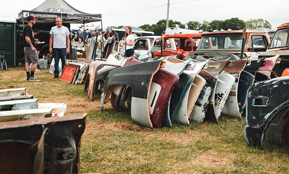 Swap meet at Carlisle truck nationals 