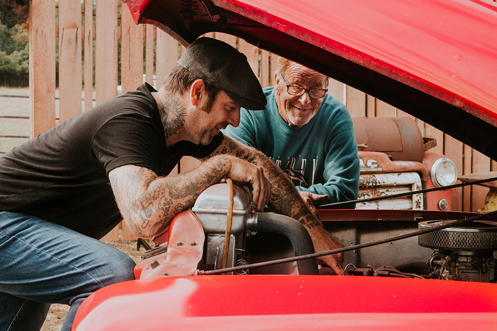 Father-Son ’55 Ford F-100 Build