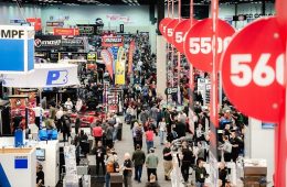 crowd of people for PRI Trade Show