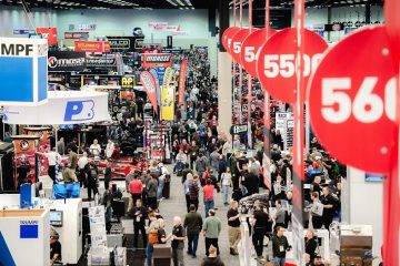 crowd of people for PRI Trade Show