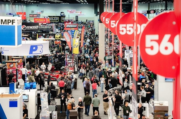 crowd of people for PRI Trade Show
