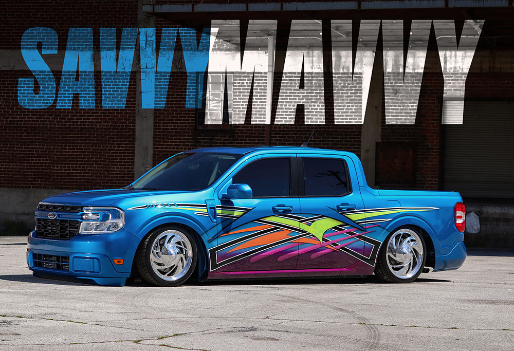 Bringing Back The 90s With This 2022 Ford Maverick Street Trucks