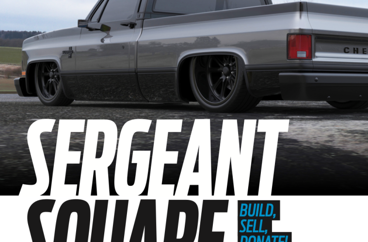 1985 Chevy C10 charity build for Mission 22! Sergeant Square - Street Trucks