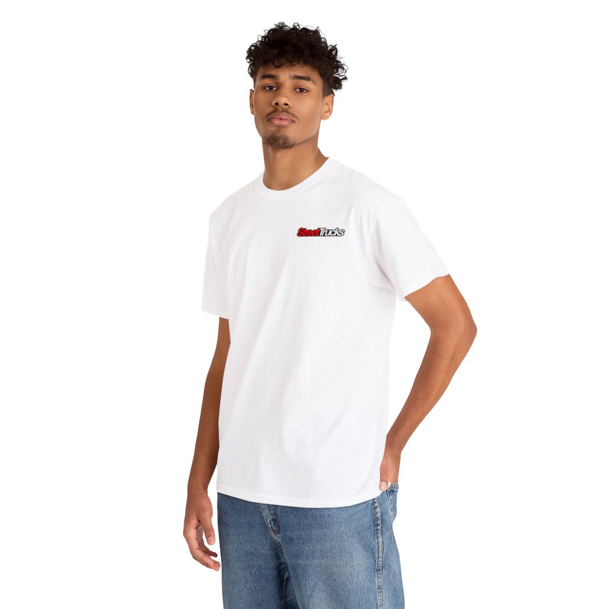 Ca Chow - White Unisex Heavy Cotton Tee - Street Trucks