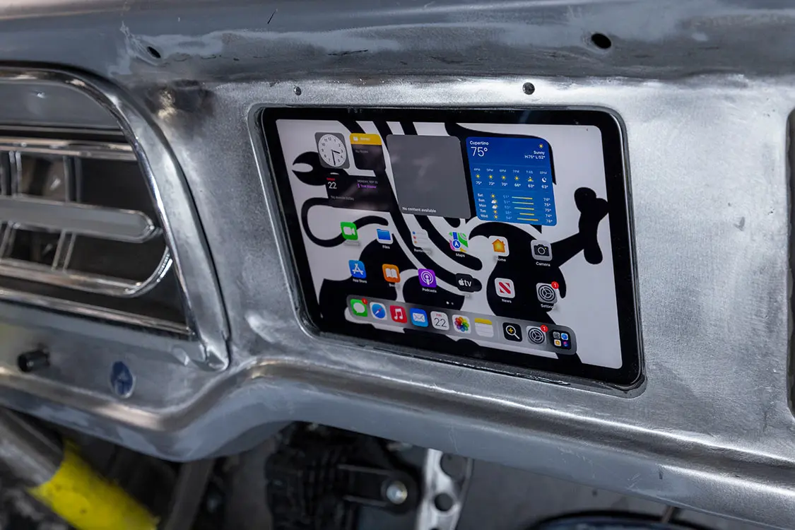 custom dash and metalwork