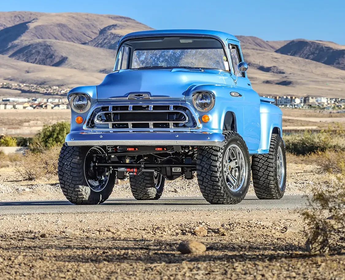 LS3-Powered 1957 Chevy Pickup with Custom RS-4 Chassis
