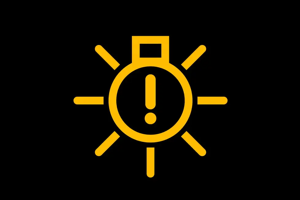 Lamp Out Indicator Symbol