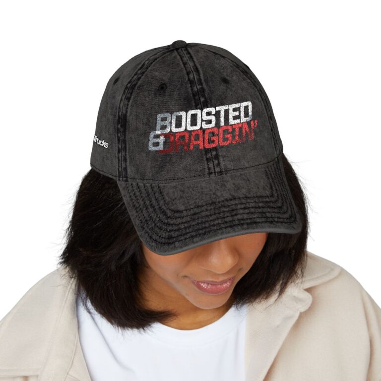 Street Trucks Boosted Draggin Embroidered Vintage Cap